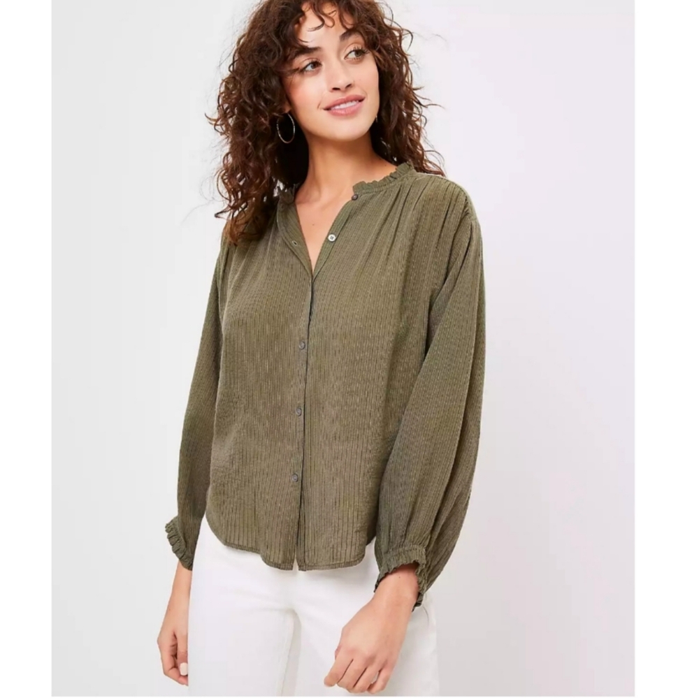 Loft Ruffle Blouse